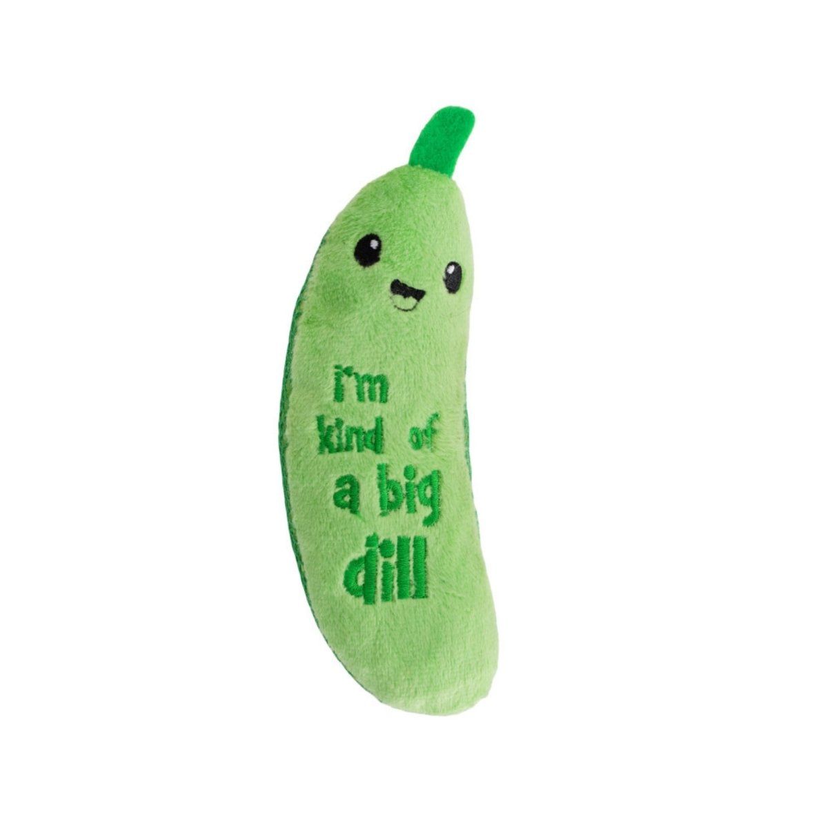 Petstages Crunchy Pickle Kicker Dental Health Catnip Toy One Size (2 pack) - Pets Perfect
