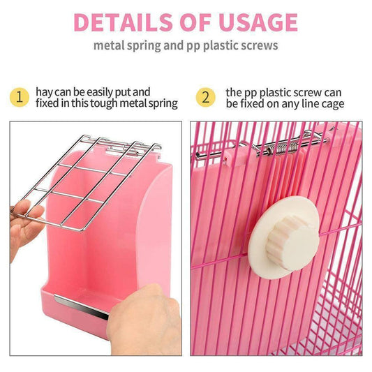 Springtime Munchies: Anti-Bite Rabbit Grass Feeder.