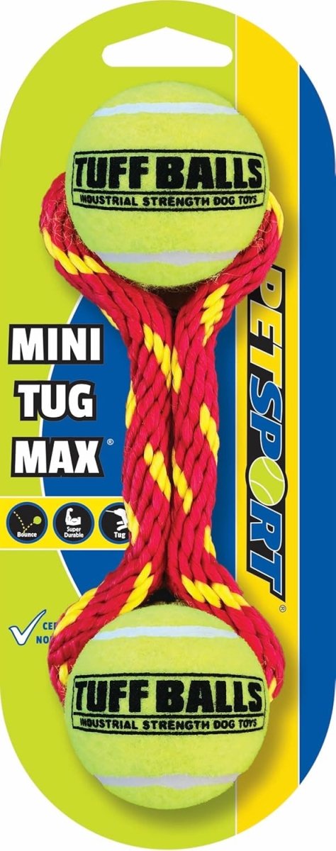 Petsport USA Tug Max Dog toy Assorted, 7 in, Mini - Pets Perfect