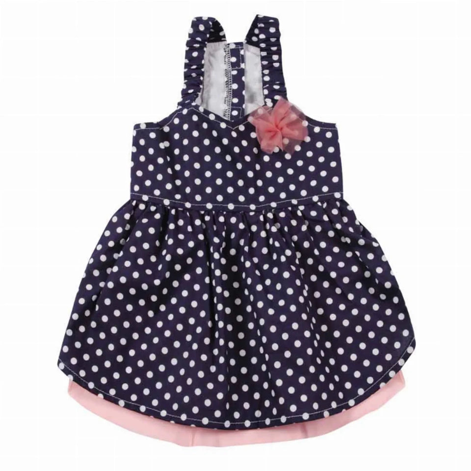 ESC Blue Polka Dot Dress, view 4