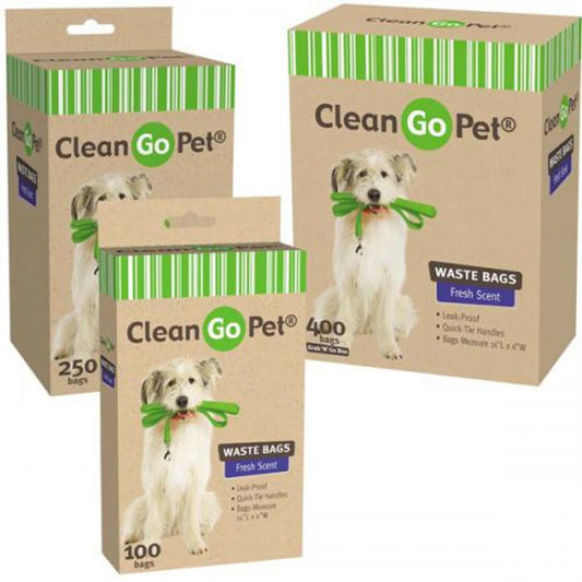 Clean Go Pet Fresh Scented Doggy Waste Bags 250Ct - Pets Perfect