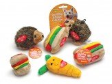 Aspen Hamburger with Squeakers Small Dog & Puppy Toy Multi - Color 1ea/SM - Pets Perfect