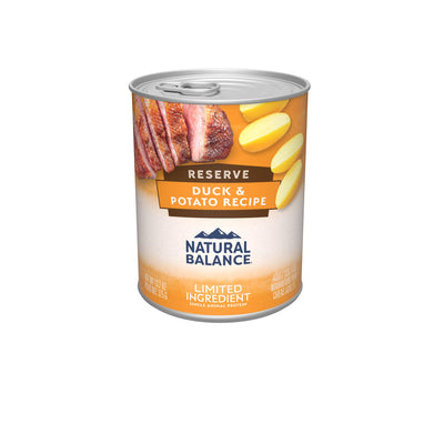 Natural Balance Pet Foods Limited Ingredient Reserve Canned Dog Food Duck & Potato, 13.2 oz