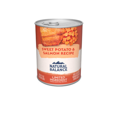 Natural Balance Pet Foods Limited Ingredient Canned Dog Food Fish & Sweet Potato, 13 oz