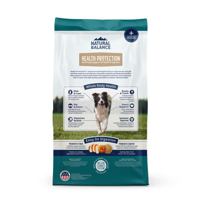 Natural Balance Pet Foods Health Protection Dry Dog Food Chicken, Rice Pumpkin, 1ea/4 lb