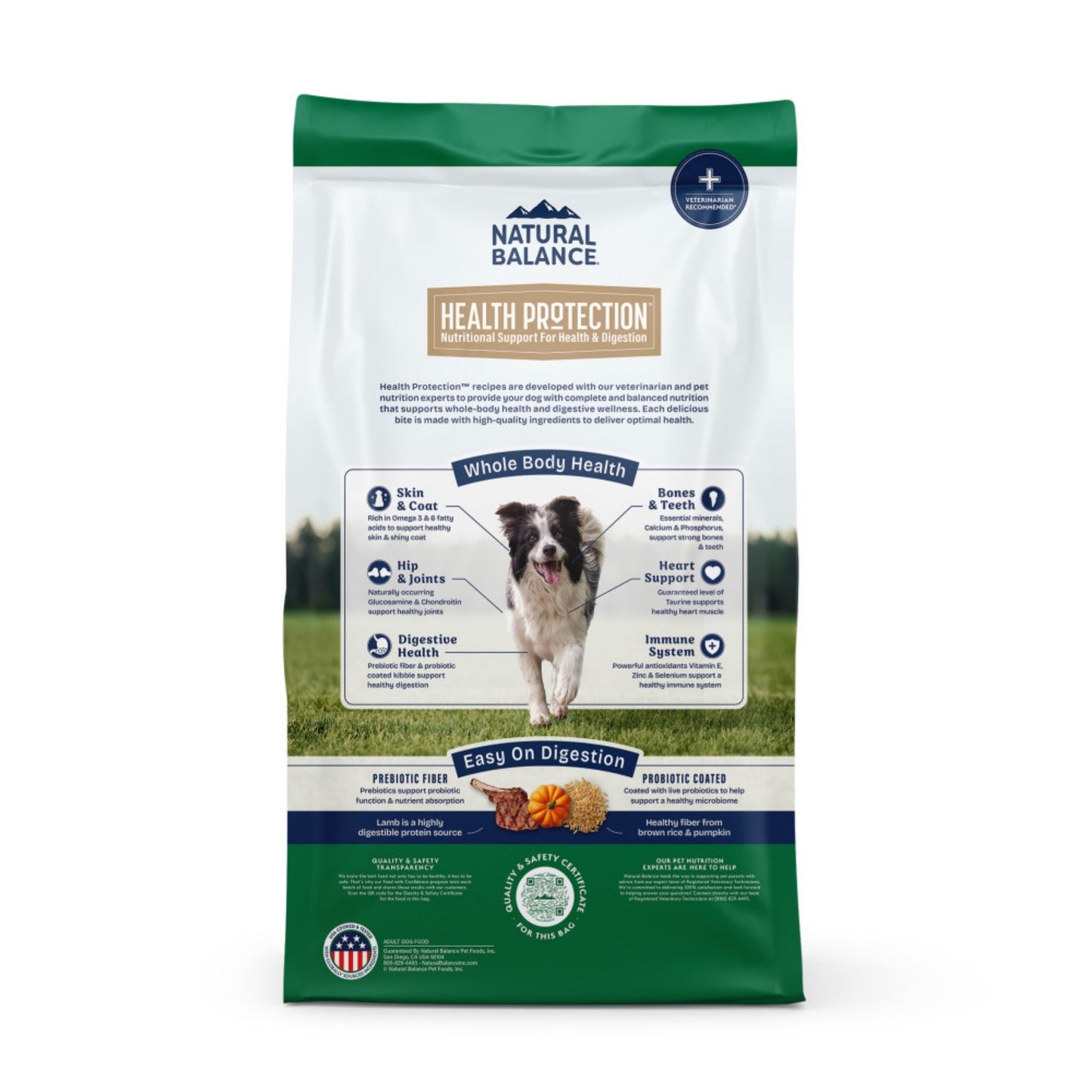 Natural Balance Pet Foods Health Protection Dry Dog Food Lamb, 4 lb, view 2