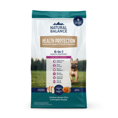 Natural Balance Pet Foods Health Protection Small Breed Dry Dog Food Chicken, Rice Pumpkin, 1ea/4 lb