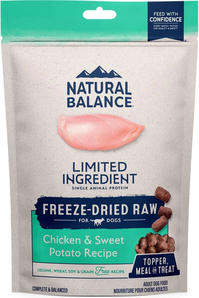 Natural Balance Pet Foods LargeI.D. Freeze-Dried Raw Dog Food Chicken & Sweet Potato 6 oz - Pets Perfect