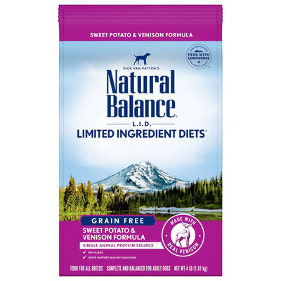 Natural Balance Pet Foods Limited Ingredient Reserve Grain-Free Sweet Potato & Venison 4 lb
