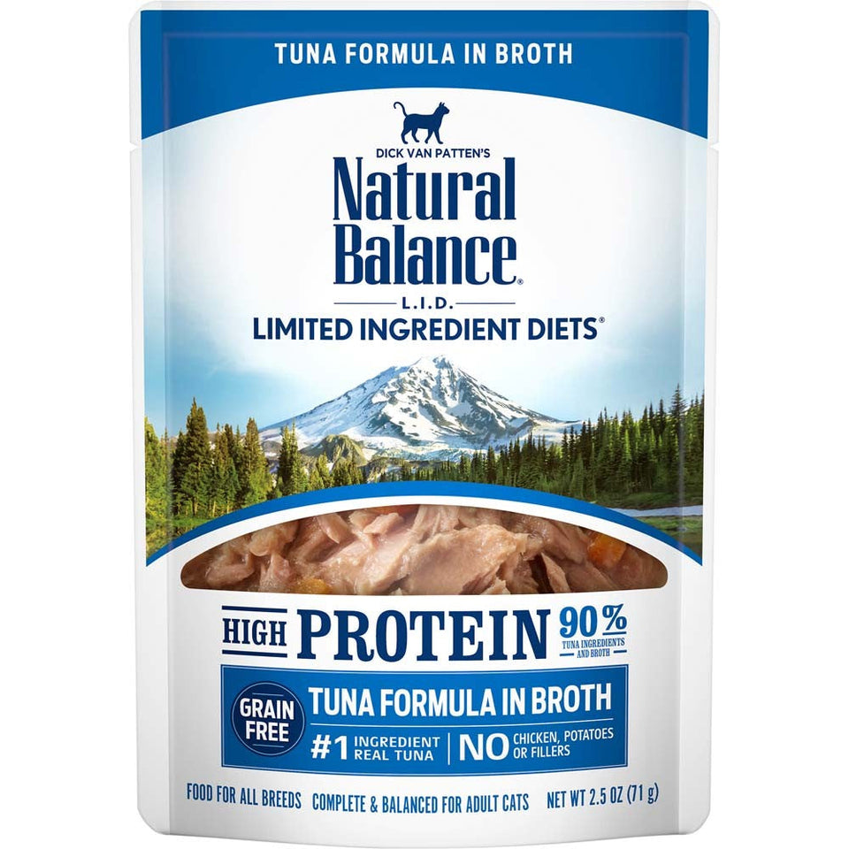 Natural Balance LargeI.D. High Protein Wet Cat Food - Tuna, 2.5 oz, 24 ct