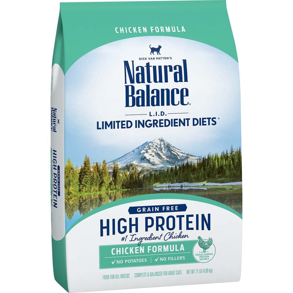 Natural Balance LargeI.D. High Protein Dry Cat Food - Chicken, 11 lb