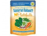 Natural Balance Pet Foods Original Ultra Platefulls Morsels in Gravy Wet Cat Food Pouch Turkey, Chicken, & Duck 3oz - Pets Perfect
