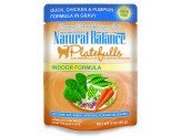 Natural Balance Pet Foods Original Ultra Platefulls Morsels in Gravy Wet Cat Food Pouch Duck, Chicken, & Pumpkin 3oz - Pets Perfect