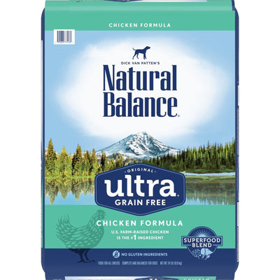 Natural Balance Pet Foods Original Ultra Broth Coated Dry Dog Food Chicken & Sweet Potato 24 lb