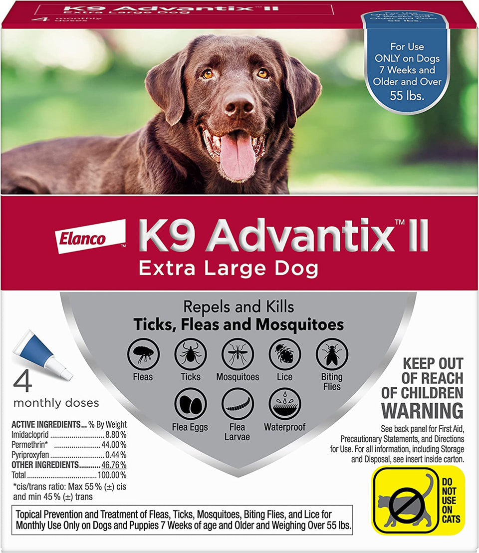 K9 Advantix Ii Dog Extra Large, Blue 4-Count