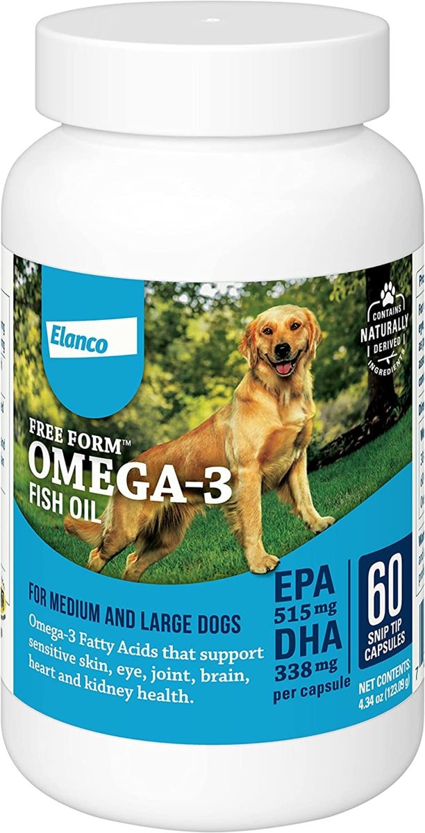 Bayer Dog Omega - 3 Fish Oil Capsules 60Ct. - Pets Perfect