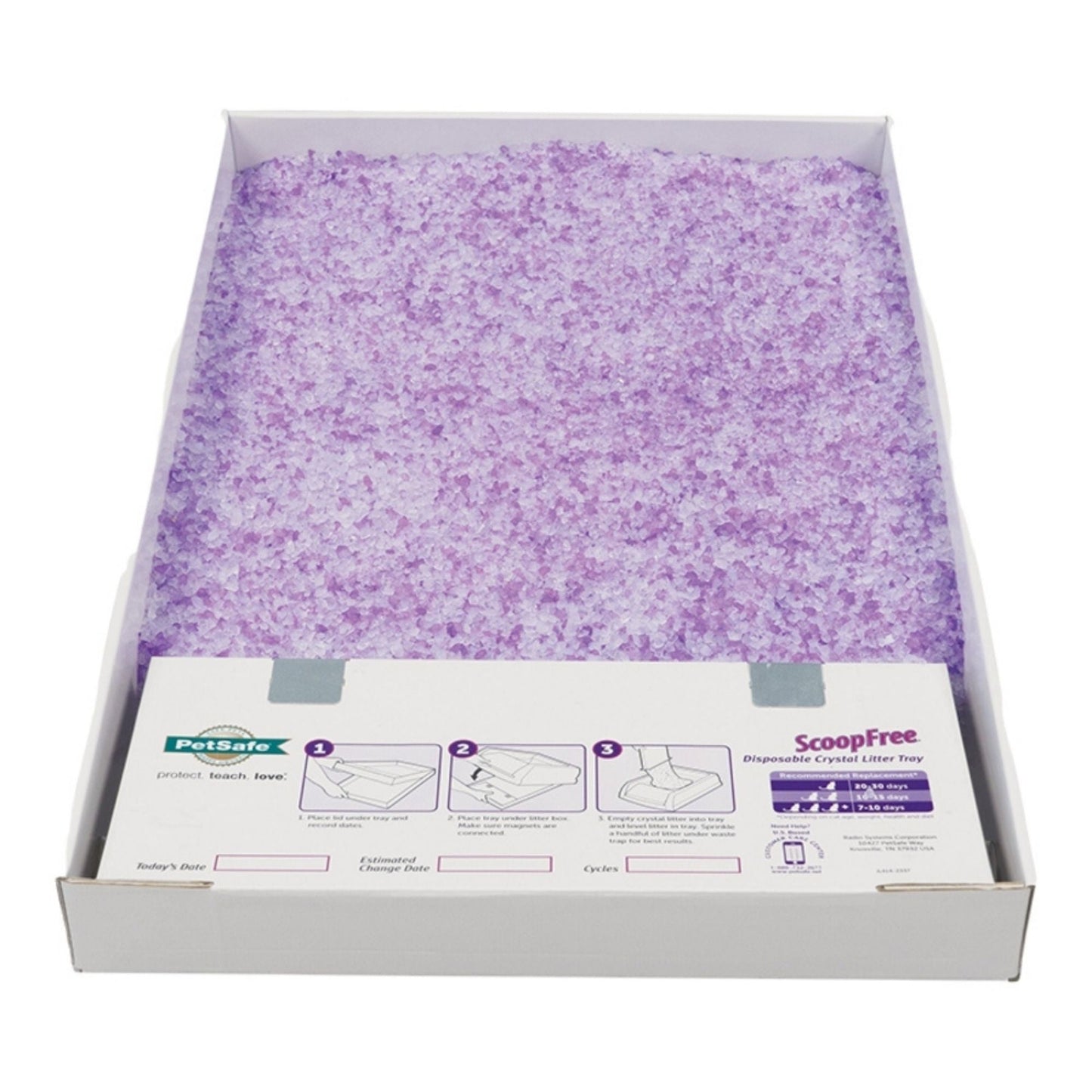 PetSafe Cat Scoop Free Complete Litter Tray Lavender 1 ct
