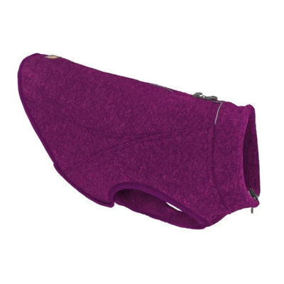 Kurgo Core Dog Sweater, Fleece Knit Dog Pullover, Heather Violet