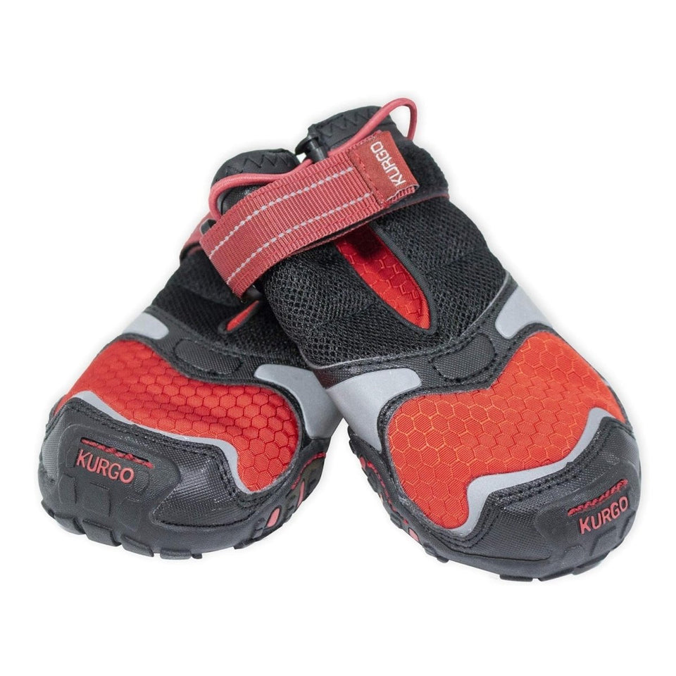 Kurgo Blaze Dog Boots - Black & Red, Large, 2 ct