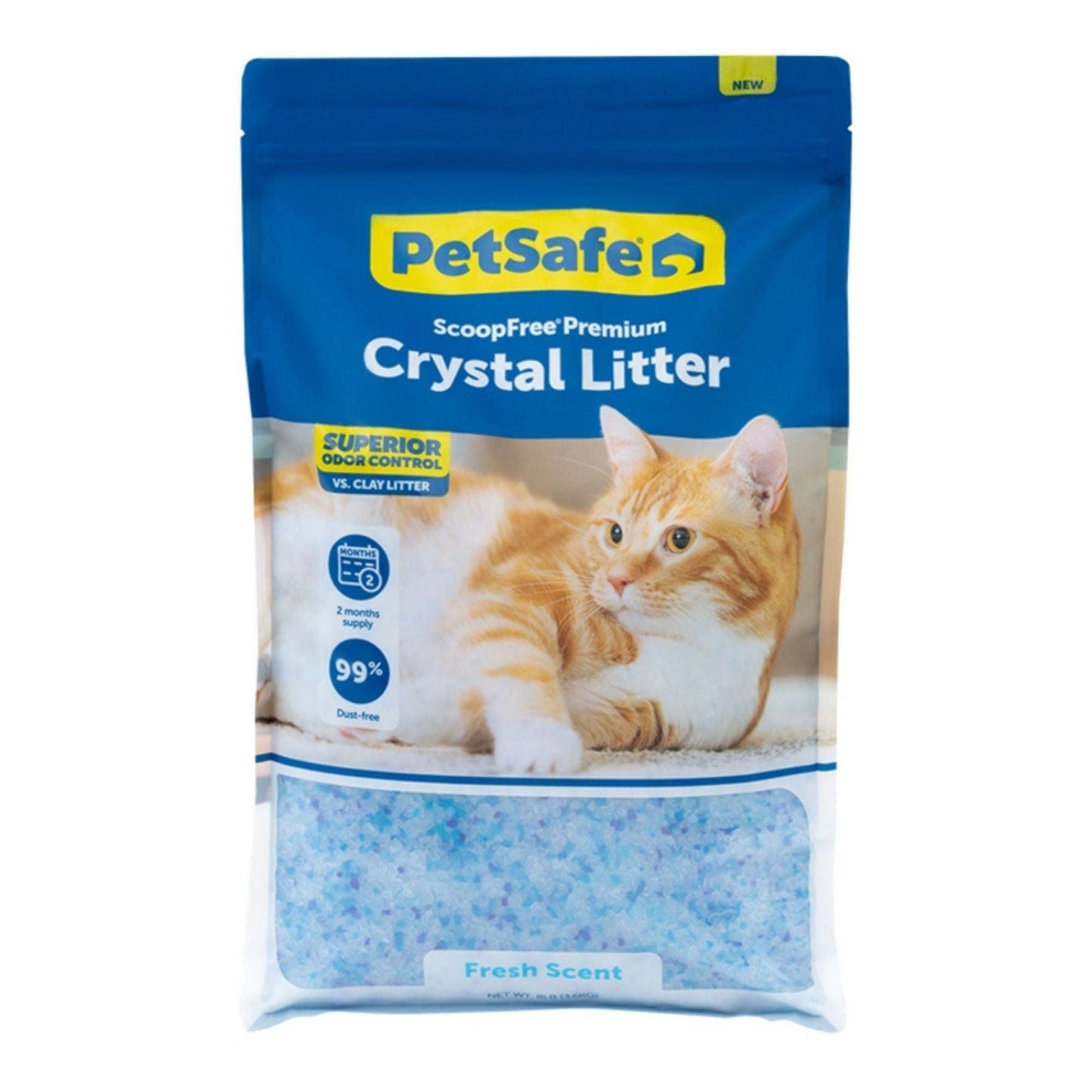 PetSafe Cat Scoop Free Premium Fresh Crystal Litter Bag 8 lb