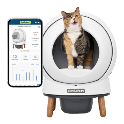 PetSafe Cat Scoop Free Smart Spin Self Cleaning Litter Box - Pets Perfect
