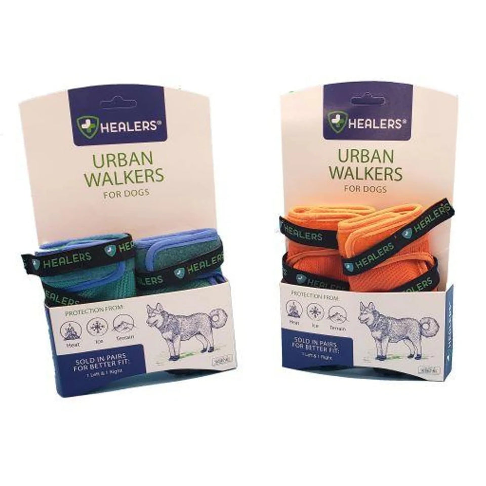 Healers Petcare Urban Walkers III Dog Boots - Waterproof, Reflective, Machine Washable - Pets Perfect