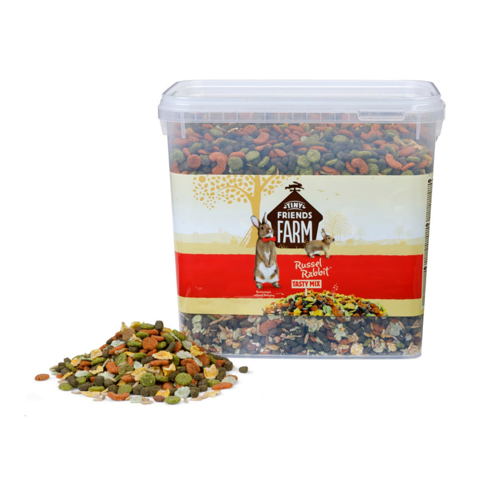 Tiny Friends Farm Russel Rabbit Tasty Mix Dry Food 1ea/9Lb Bucket