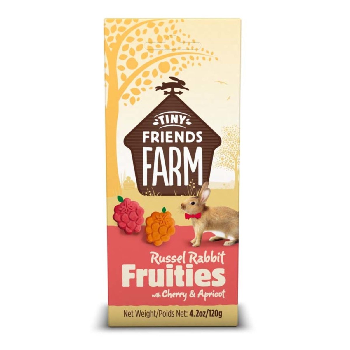 Tiny Friends Farm Russel Rabbit Fruities with Cherry & Apricot 4.2 oz - Pets Perfect