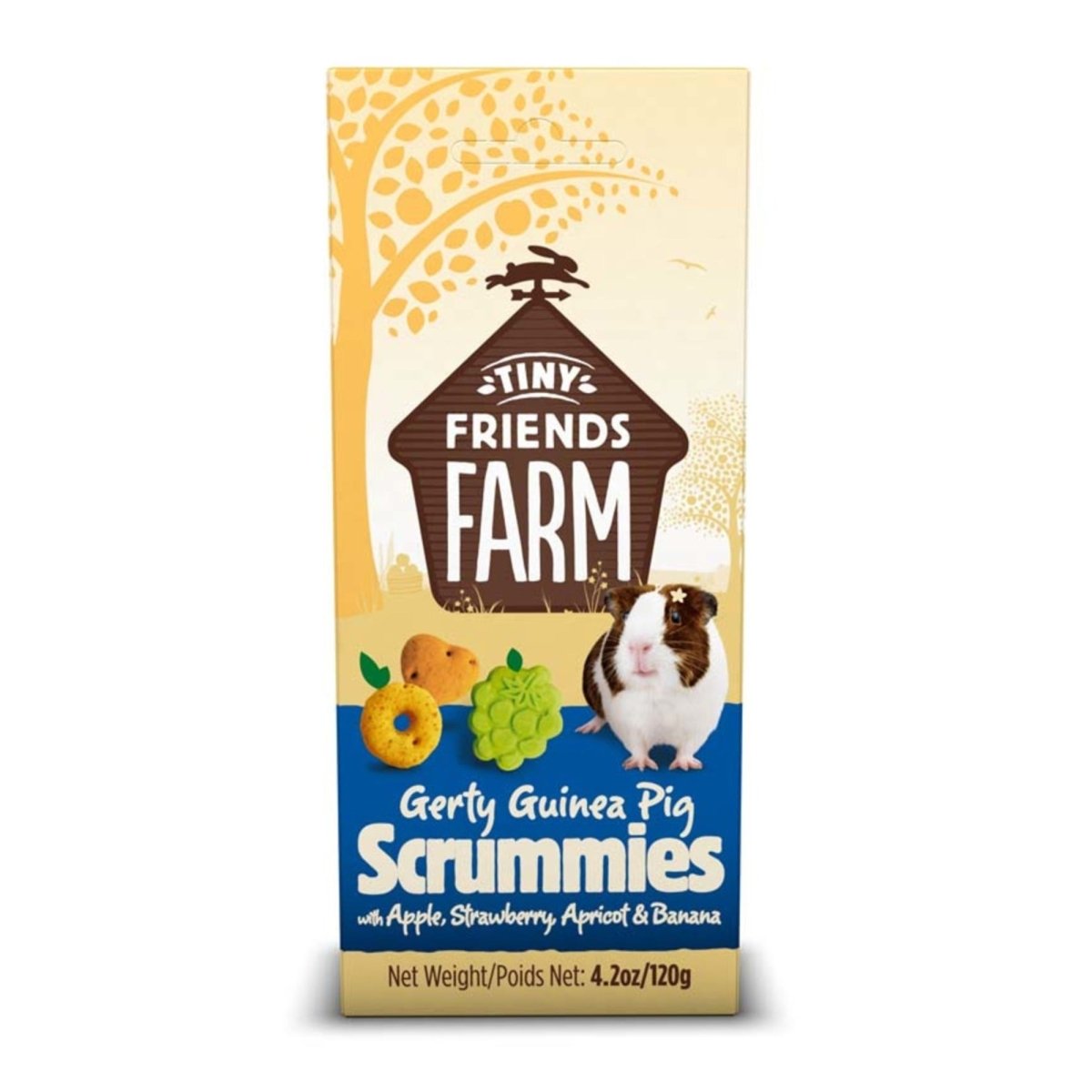 Tiny Friends Farm Gerty Guinea Pig Scrummies Treats 4.2 oz - Pets Perfect