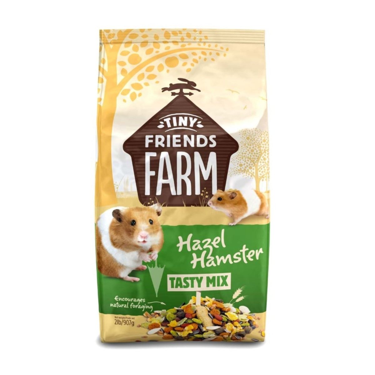 Tiny Friends Farm Hazel Hamster Tasty Mix Dry Food 2 lb - Pets Perfect