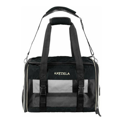 Katziela Quilted Companion Carrier, Black Small