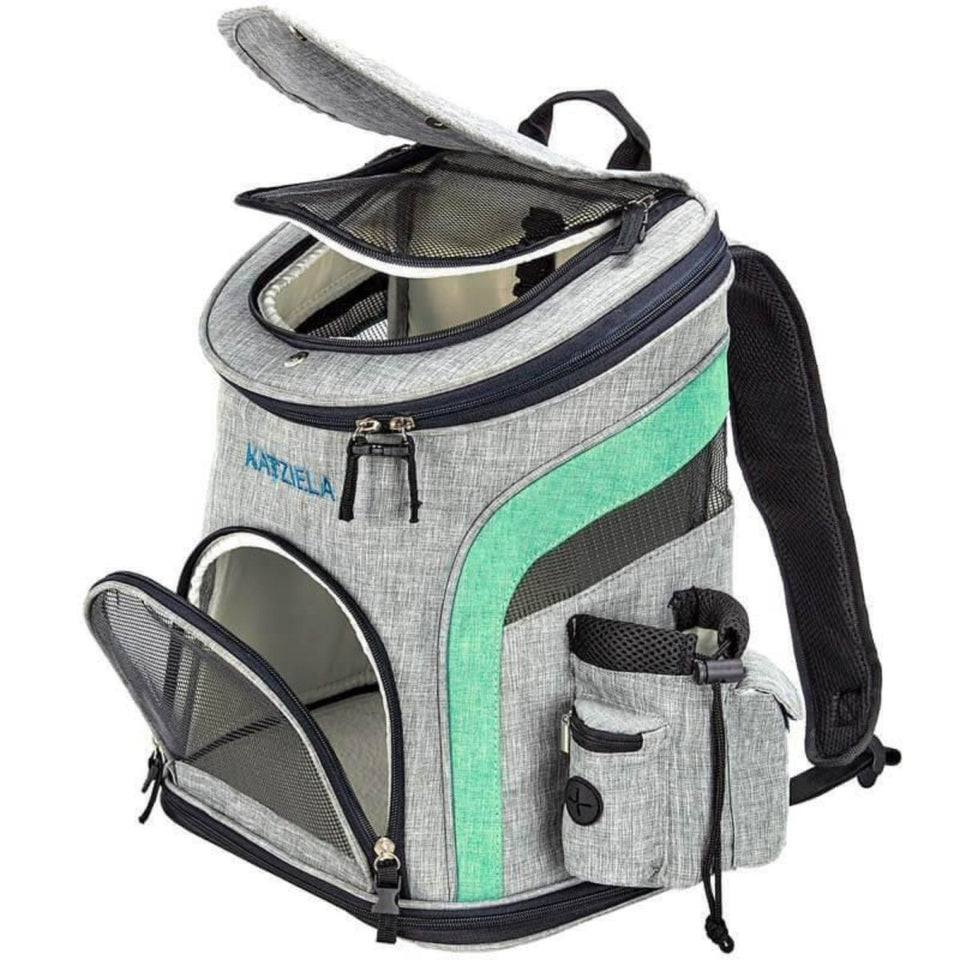 Katziela Voyager Backpack Carrier Gray/Light Green, view 3