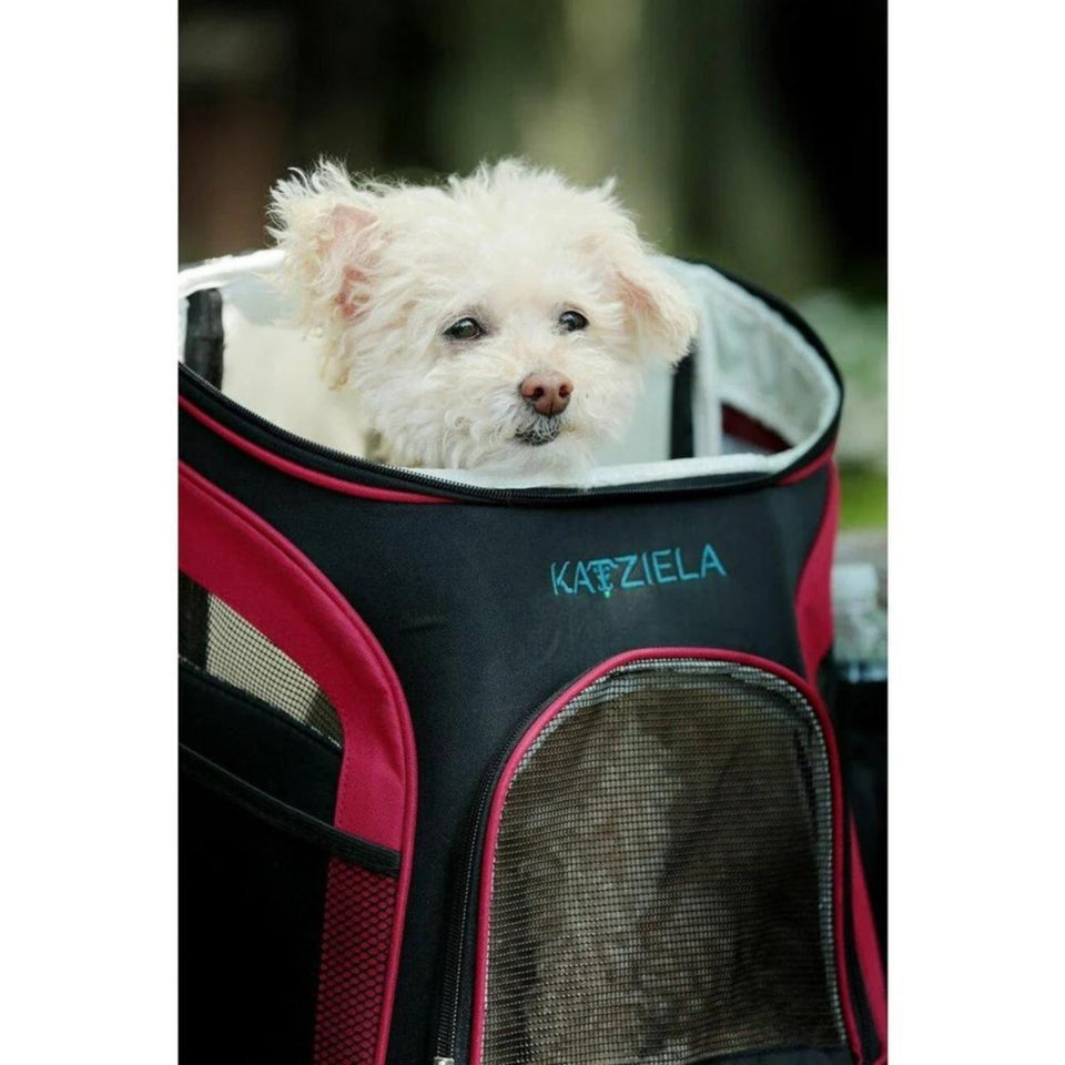 Katziela Voyager Backpack Black/Red, view 2