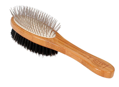 Bass Brushes- Dual Sided Pet Brush Oval Style - Pets Perfect