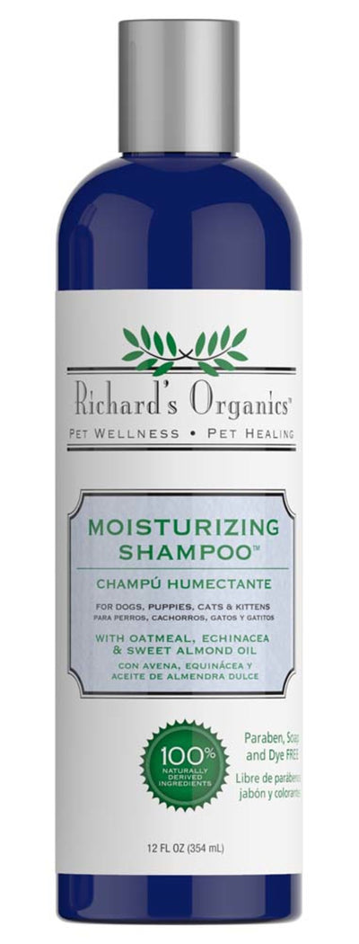 Synergy Labs Richard's Organics Moisturizing Pet Shampoo 12 fl oz