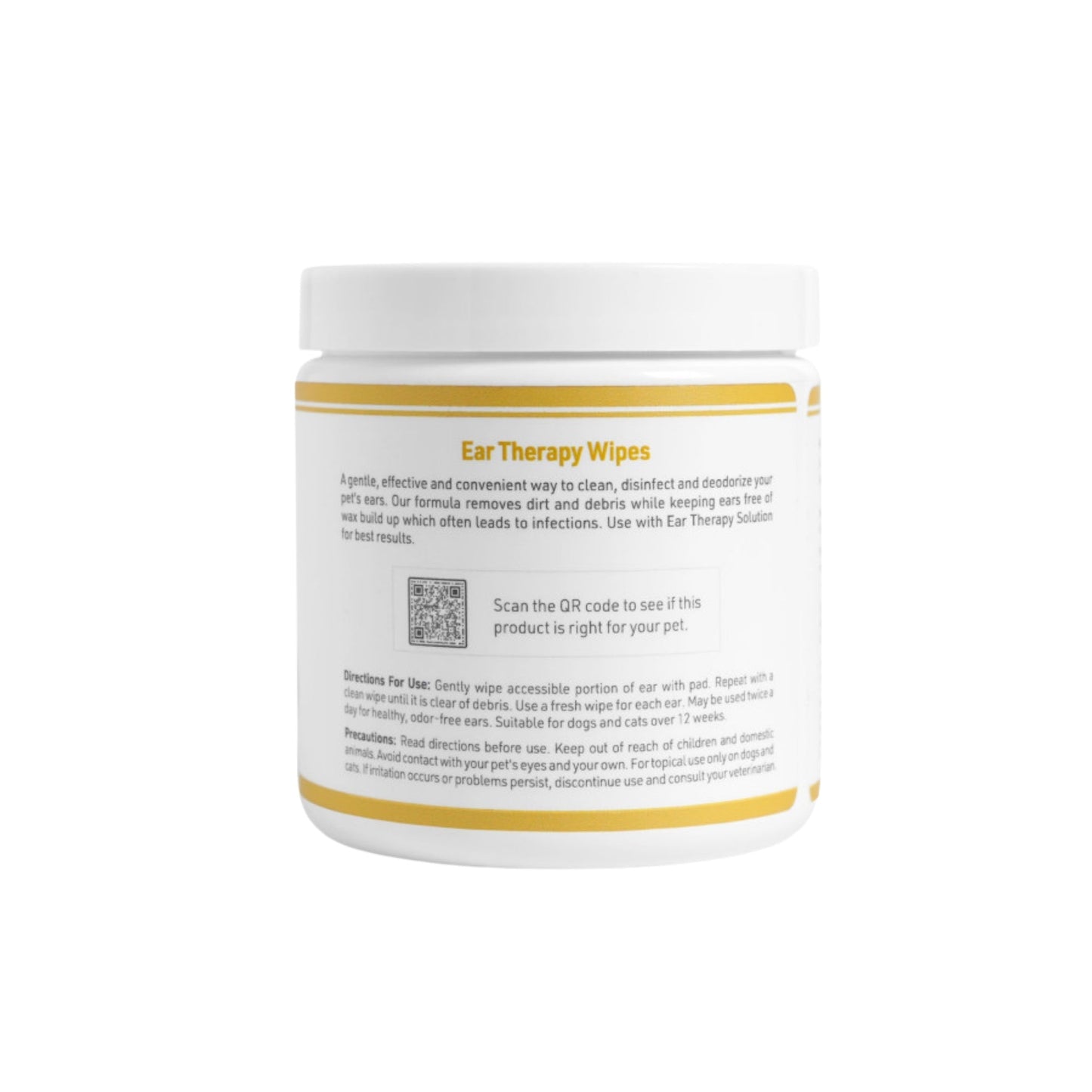 Synergy Labs Veterinary Formula Clinical Care Ear Therapy Wipes 100 ct, view 2