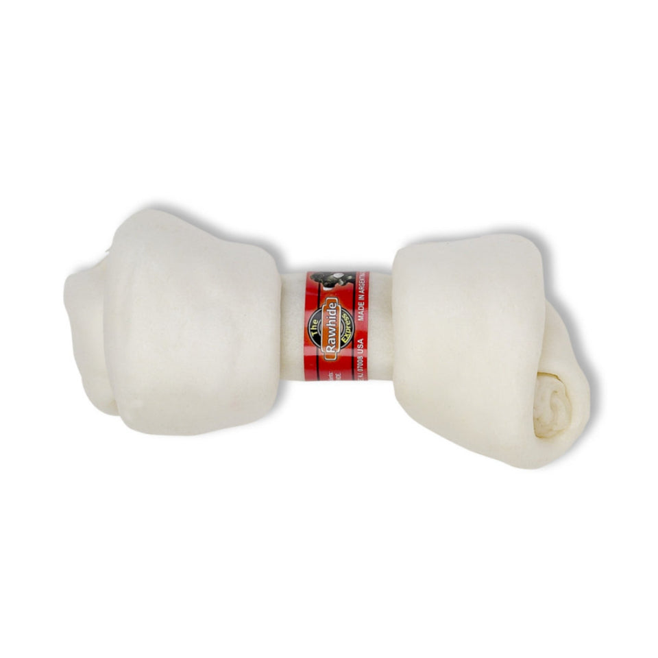 Lennox Knotted Bone Dog Treat Natural, 9-10 in