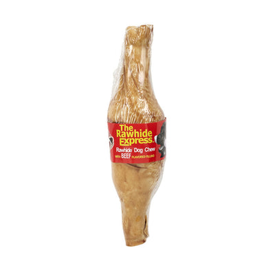 Lennox Beefhide Chews Beef Flavor Filled Baguette Dog Treat 8in
