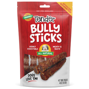 Lennox Tender Bully Sticks Dog Treat 4-5 in, 4 oz