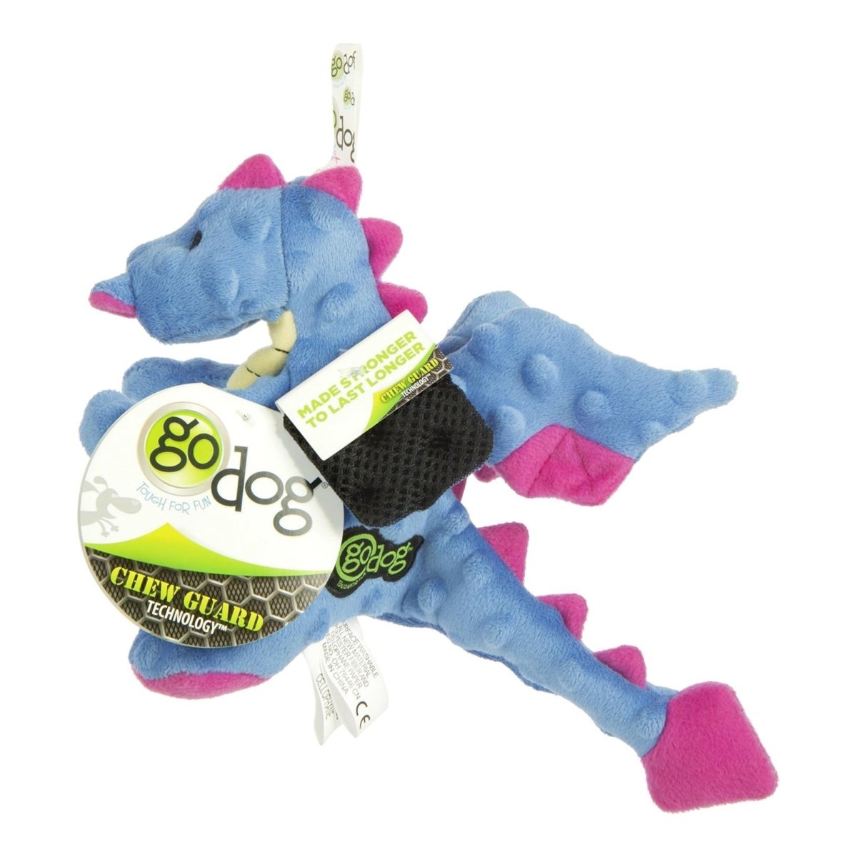 Godog Dragons Dog Toy Pepperwinkle Small - Pets Perfect