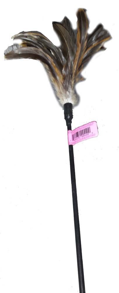 Cat Claws Cat Teaser Wiggler Wand Cat Toy Black, White 1ea/30 in - Pets Perfect