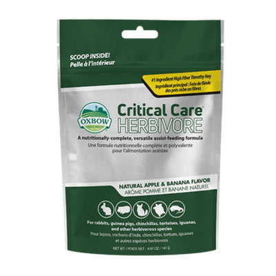 Oxbow Animal Health Critical Care Herbivore Feeding Formula Apple Banana, 1ea/4.97 oz
