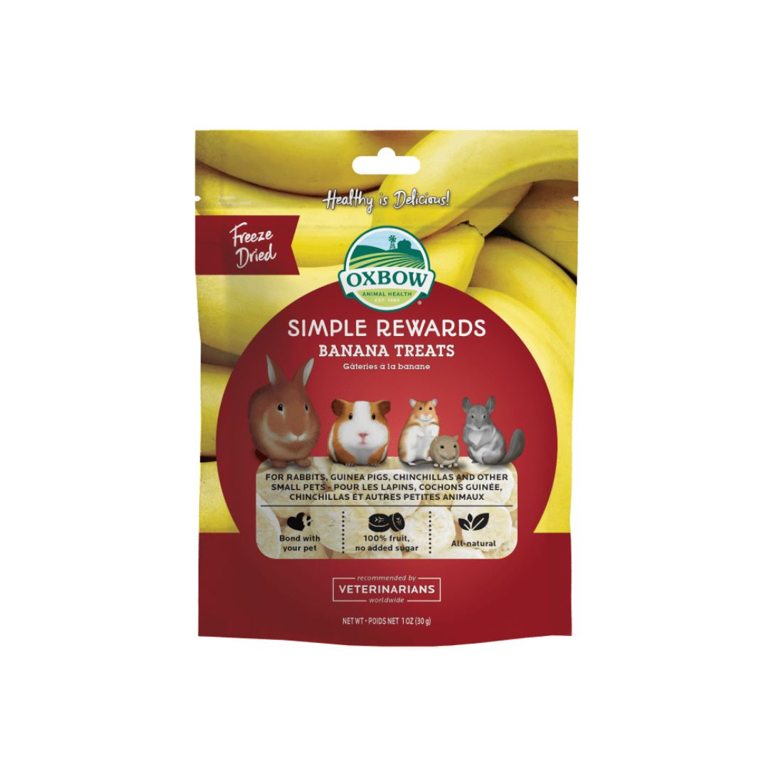 Oxbow Small Animal Simple Reward Banana Treat 1Oz Default Title