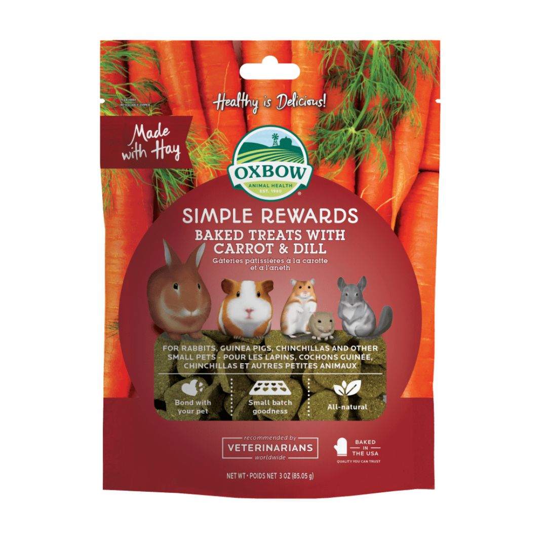 Oxbow Small Animal Simple Rewards Baked Carrot 3Oz Default Title