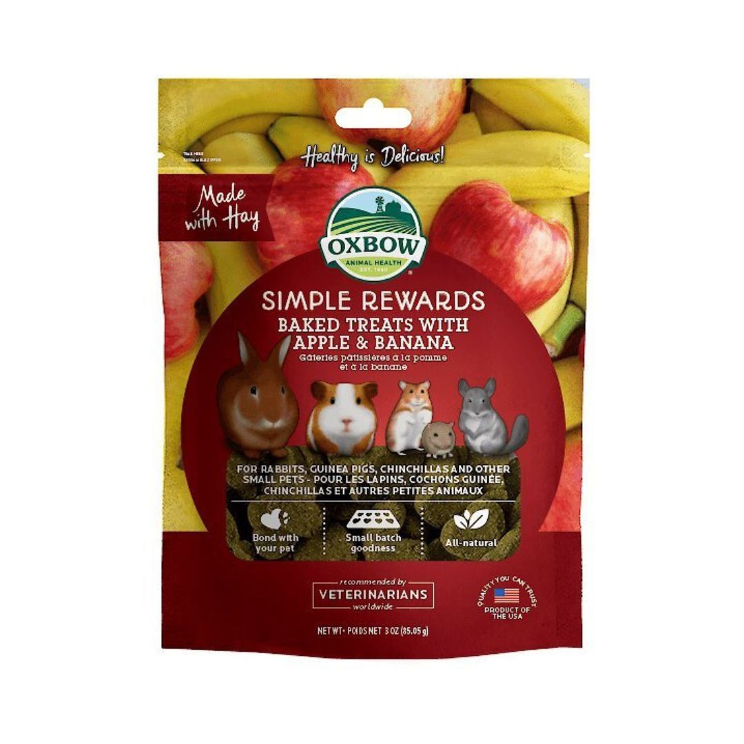 Oxbow Small Animal Simple Rewards Baked Apple 3Oz Default Title