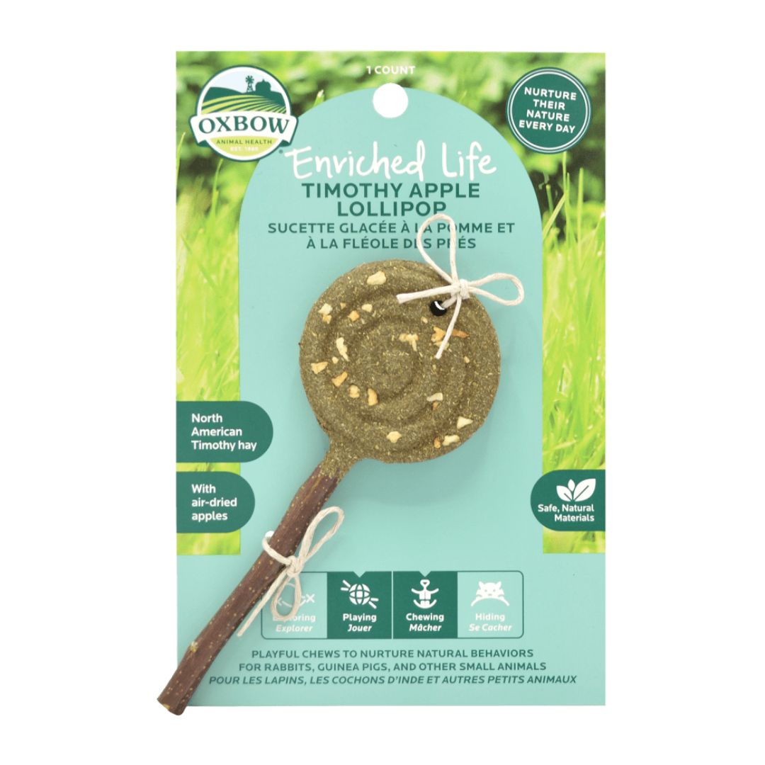 Oxbow Small Animal Timothy Lollipop Apple Default Title