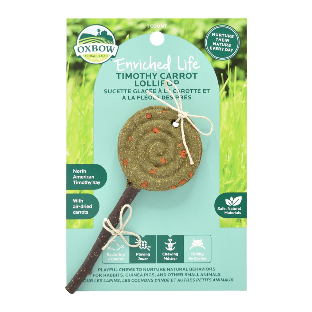 Oxbow Small Animal Timothy Lollipop Carrot Default Title