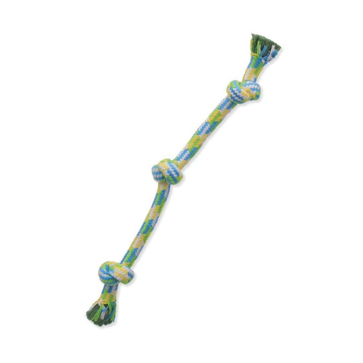 Mammoth Pet Products Braidys 3 Knot Rope Tug Dog Toy Assorted 1ea/25 in, LG - Pets Perfect