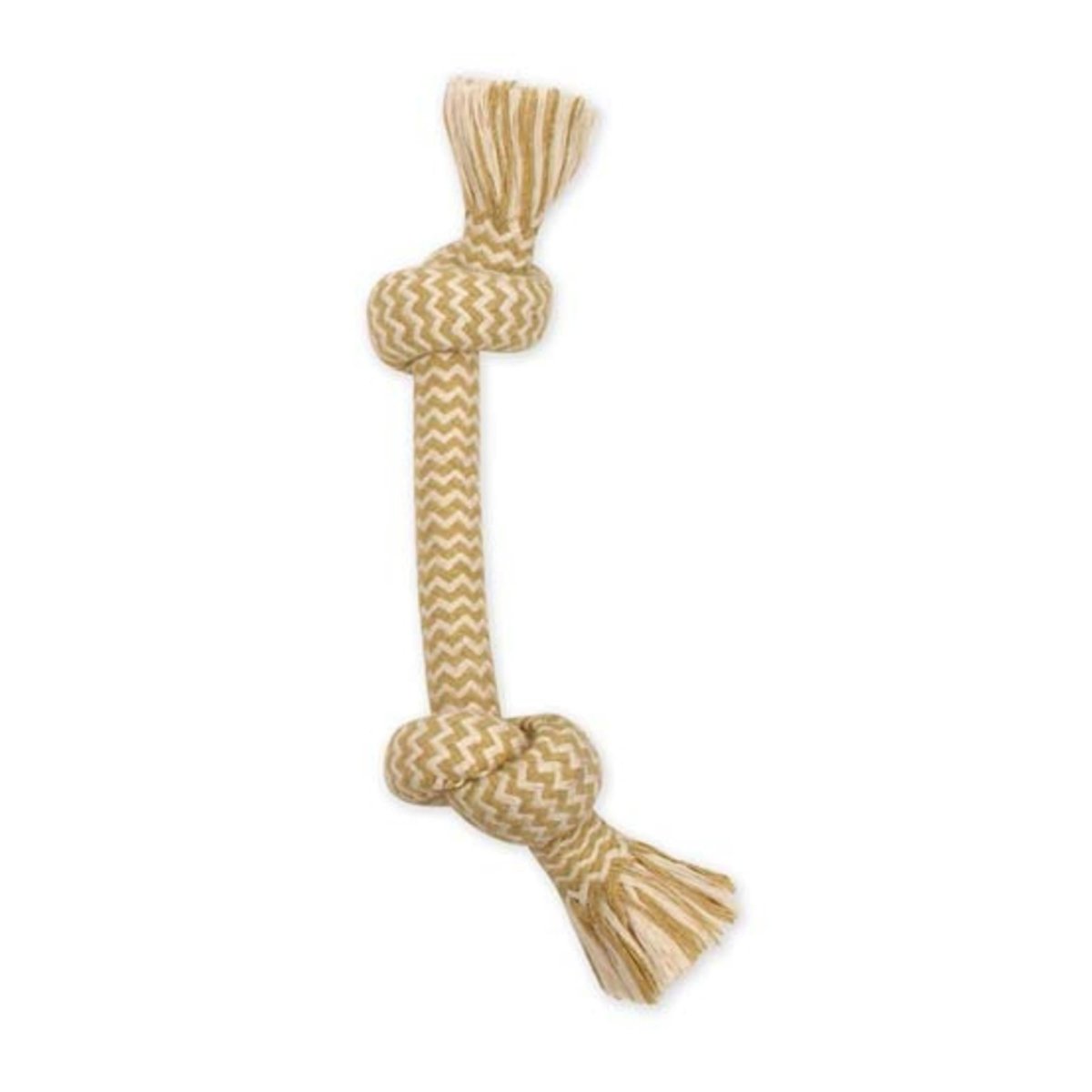 Mammoth Pet Products Flossy Chews EXTRA Peanut Butter Scented Dog Toy 2 Knot Bone, 1ea/LG, 14 in - Pets Perfect