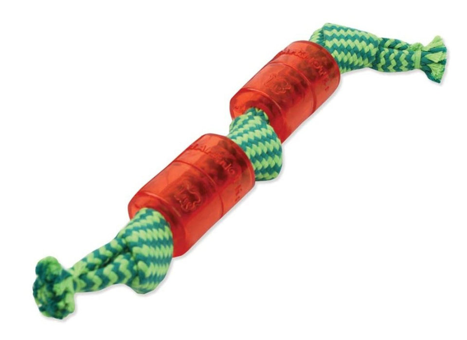 Mammoth Candy Wraps Double with Squeakers Out Dog Toy Multi-Color